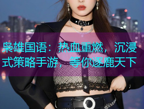 枭雄国语:热血重燃,沉浸式策略手游,等你逐鹿天下  第1张 枭雄国语:热血重燃,沉浸式策略手游,等你逐鹿天下  第1张
